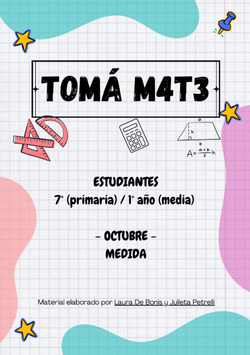 Producto - TOMÁ M4T3 OCTUBRE - MEDIDA 7MO