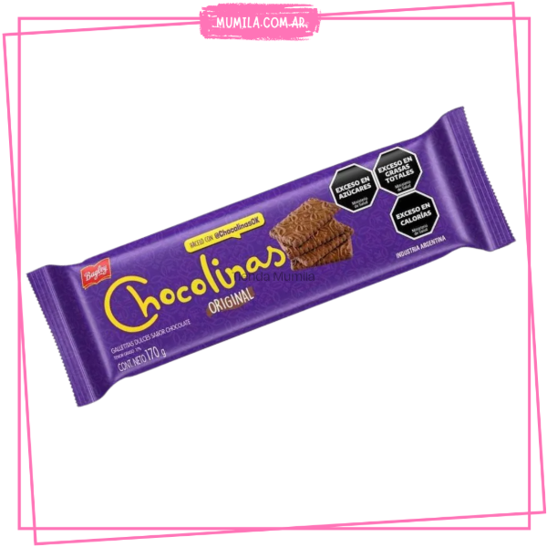Producto - Chocolinas 170gr galletitas