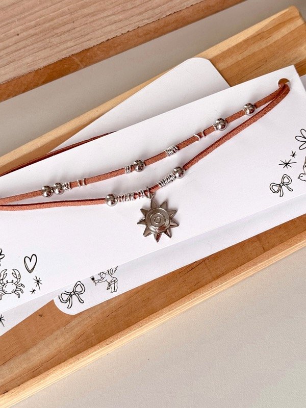 Producto - Choker sol marron