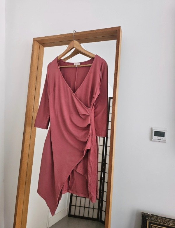 Producto - Vestido rosa Medium cruzado