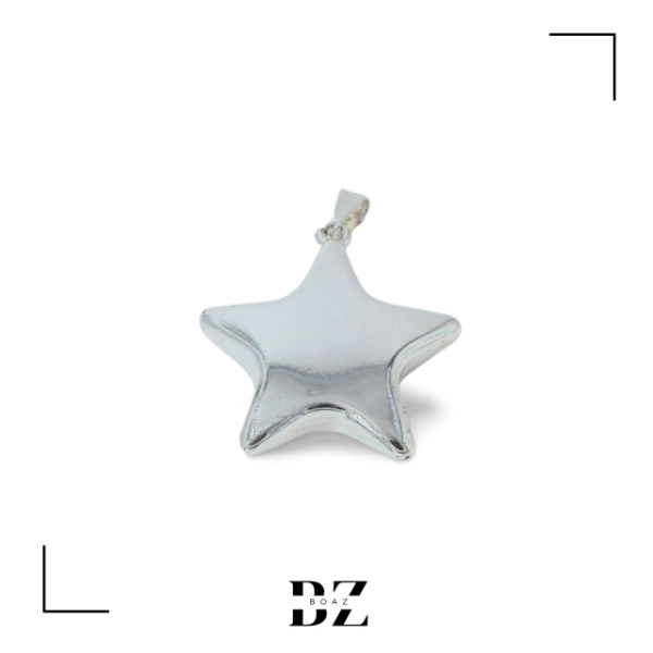 Producto - DIJES DE ACERO BLANCO INFLADO MEDIANO X PCS - 1324-1