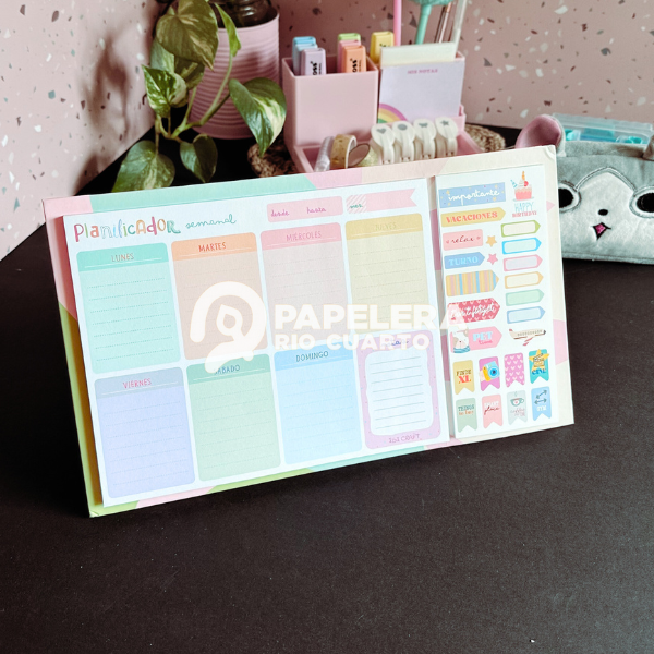 Producto - PLANNER DE ESCRITORIO CON STICKERS