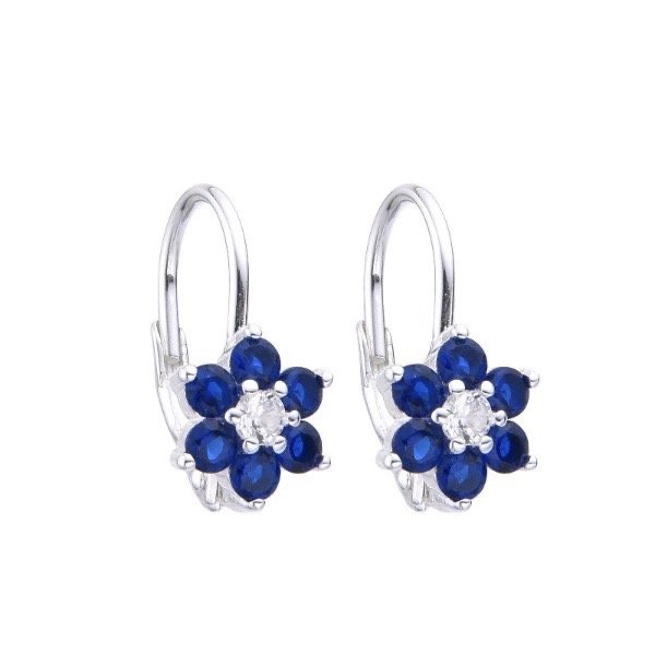 Producto - argollas flor blue - 2