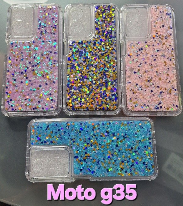 Producto - Fundas glitter 360. Moto g35