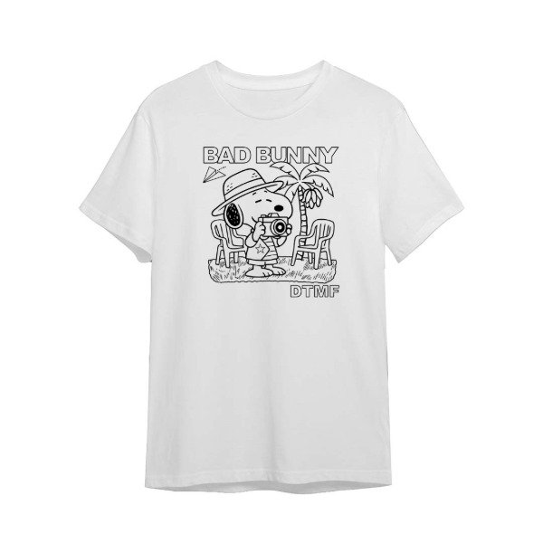 Producto - Remera Bad Bunny x Snoopy - 0