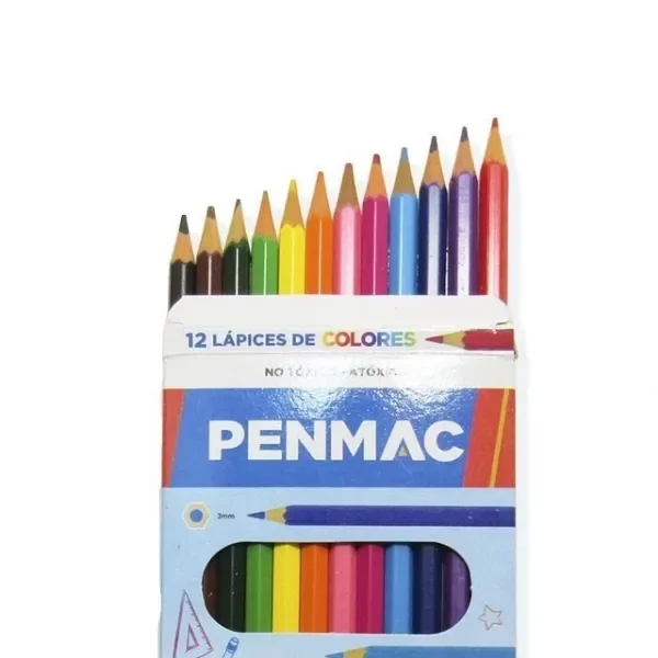 Producto - Lápices de Colores x12 Largos Penmac