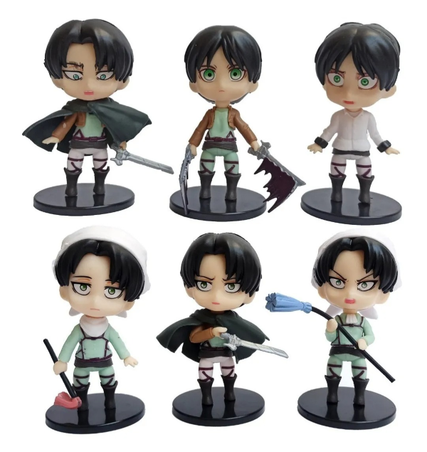 Producto - Figuras Attack on titan x6