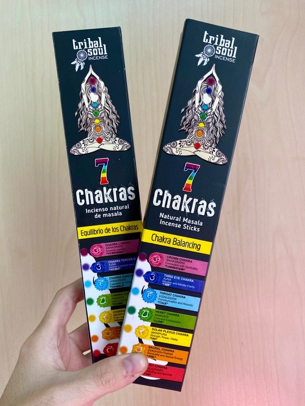 Producto - Sahumerios 7 Chakras Importado - Tribal Soul