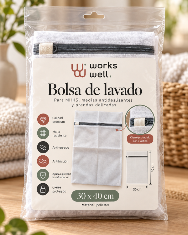 Producto - Bolsa de lavado con cierre protegido - 0