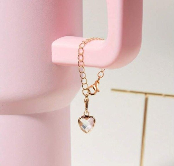 Producto - Charm para quencher corazon piedra