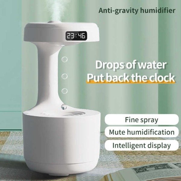 Producto - Humidificador Con Nube de Lluvia Y Luz Waterflow Enchufe USB 6456