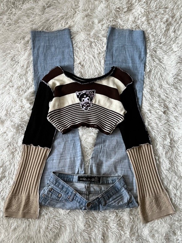 Sweater cropped custom talle s
