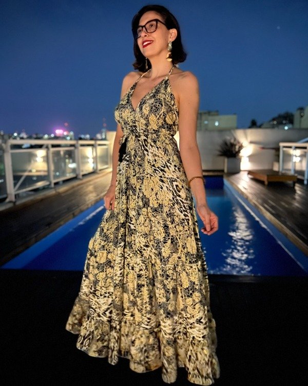 Producto - Solero Lupita Arena y Negro S a XL