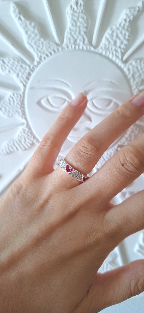 Producto - Anillo corazón strass