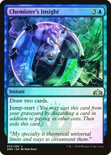 Producto - Chemister's Insight Foil  Guilds of Ravnica