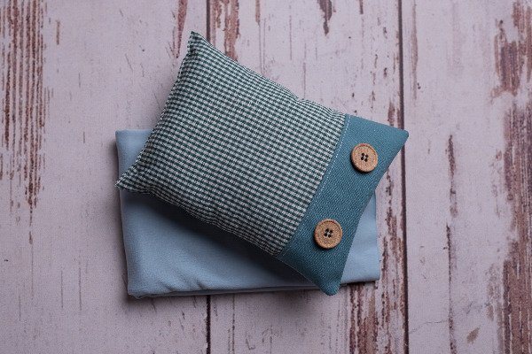 Producto - Wrap + Almohadita Celeste