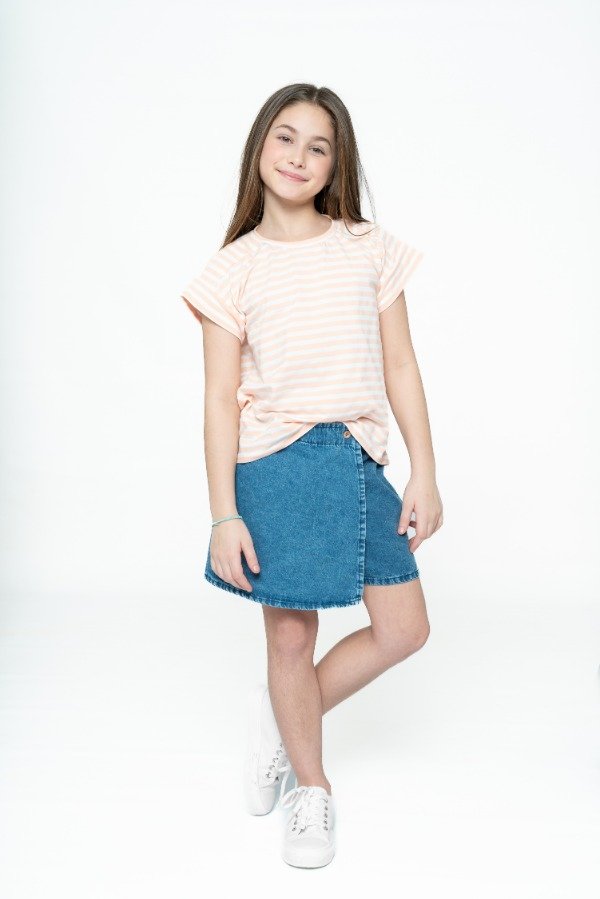 Producto - Remera Rayas Salmón