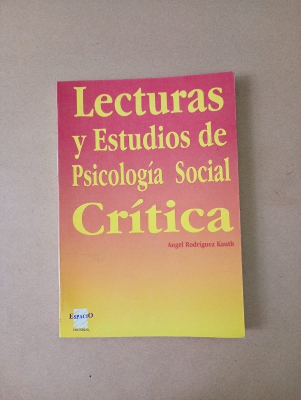 Producto - Lecturas y estudios de psicología social - Rodríguez Kauth - Espacio 1997