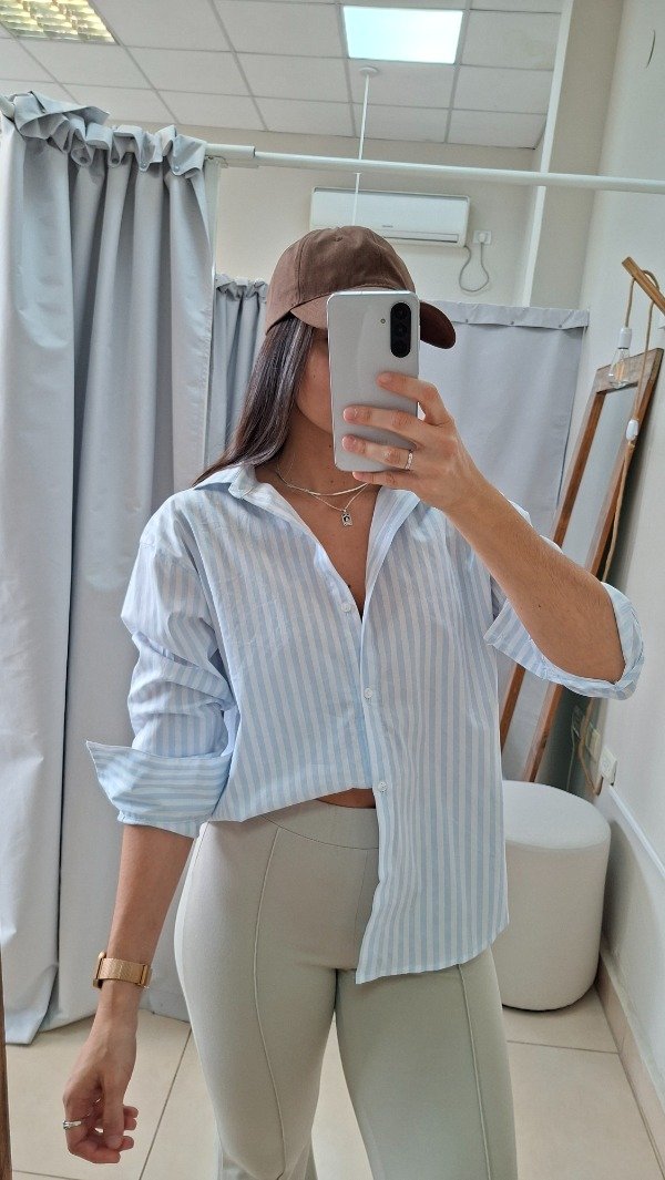 Producto - Camisa MAXIMA celeste - 0