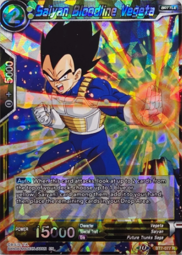 Producto - Saiyan Bloodline Vegeta BT7-077 R FoilASSAULT OF THE SAIYANS