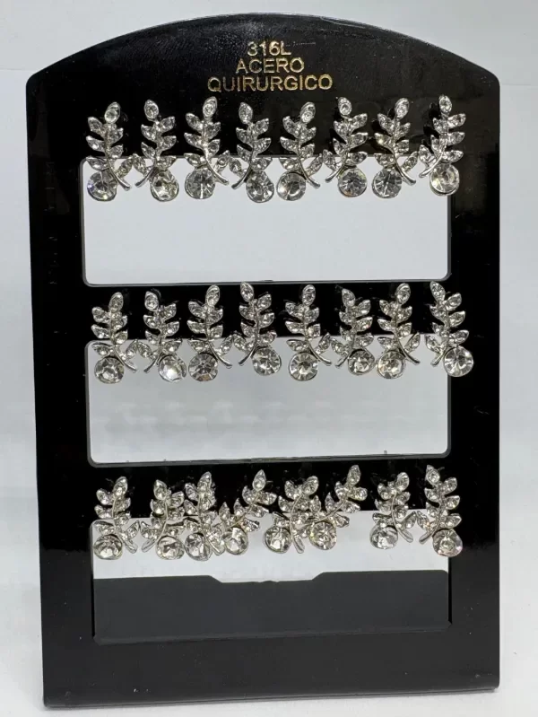 Producto - Aro hojas c/strass XYH 45 FLA 1/26