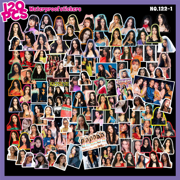 Producto - 120 sticker Katseye PVC