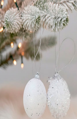 Producto - BOLITA TEXTURAS SURTIDAS 6CM 12 PCS BLANCA CON CAJA DE ACETATO X1