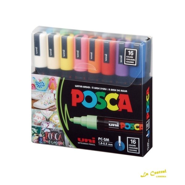 Producto - Marcador de Pintura PC-3M x16 UNIBALL