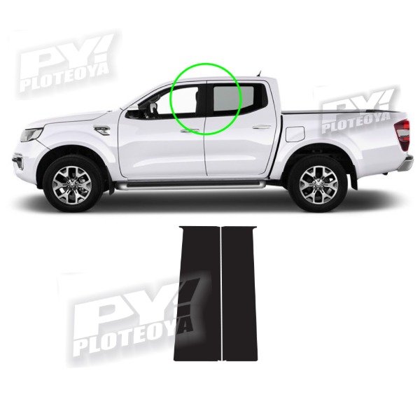 Producto - Calcos Cubre Parante Renault Alaskan 2020/2022 - Lado Conductor