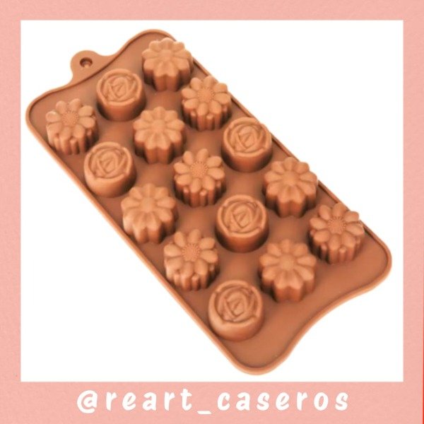 Producto - Molde Bombonero Flores 2