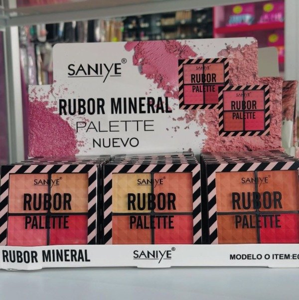 Producto - RUBOR EN POLVO X4 -SANIYE