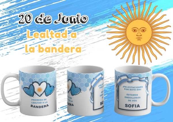 Producto - Tazas promesa a la bandera