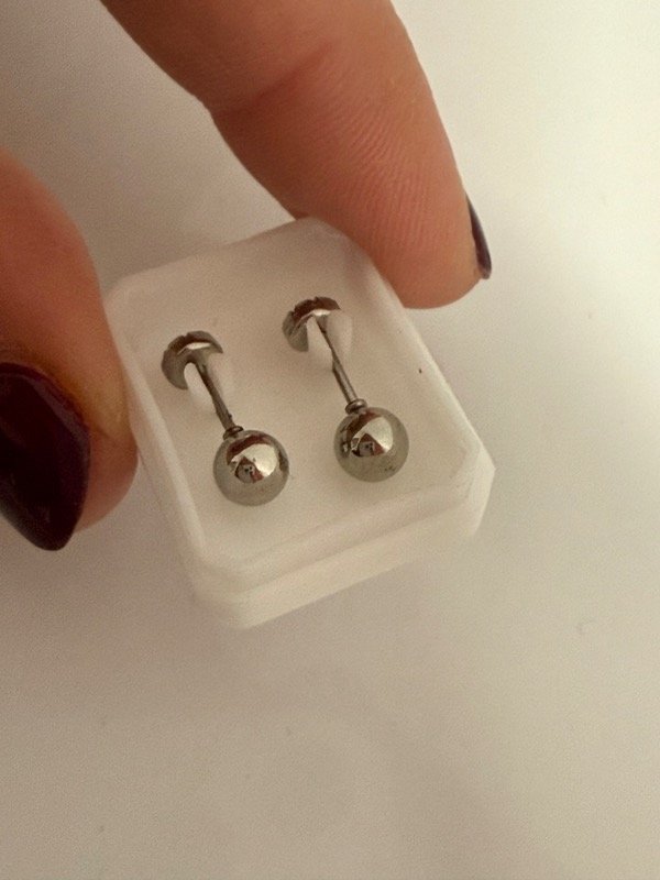 Producto - B109 Abridores acero quirúrgico bolita 5mm