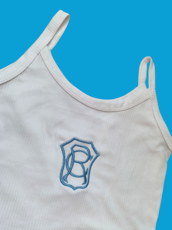 Musculosa tiritas bordada — imagen 2