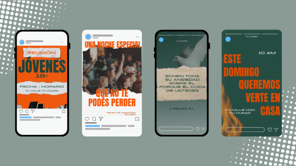Producto - Pack 2 en 1 Verde y Naranja - Feed + Historias
