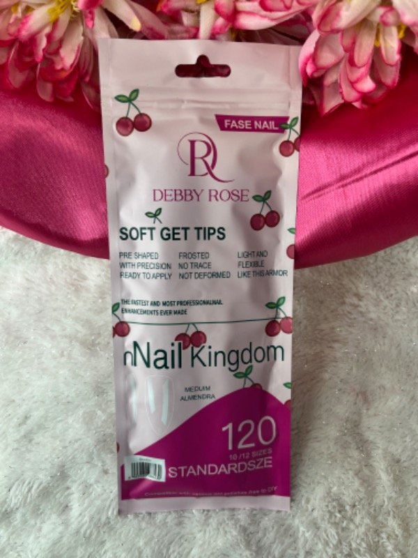 Producto - Tips almendra x 120 debby rose