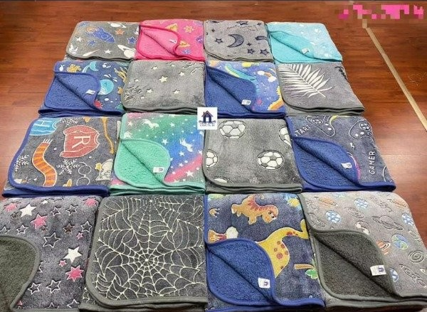 Producto - MANTA LUMINOSA CON CORDERO 2 PLAZAS (x6)