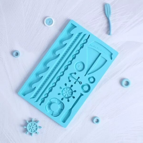 Producto - MOLDE SILICONA OCEANO Y BARCO