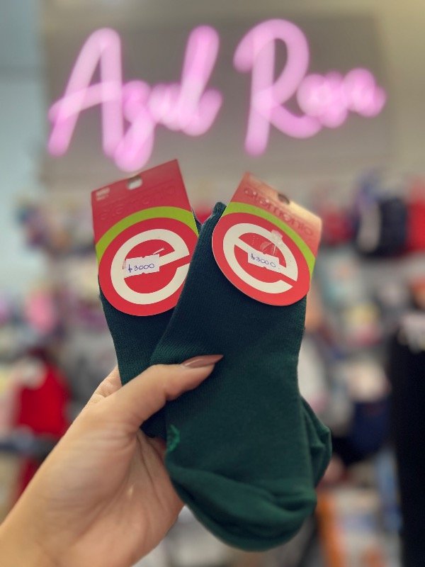 Producto - medias colegiales verde