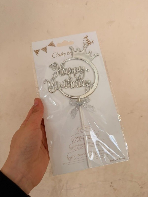 Producto - Topper happy birthday - varios modelos - 7