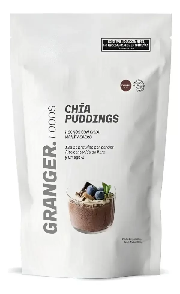 Producto - Chía Puddings Granger X300gr - Chia Cacao Fibra Omega 3 - 0