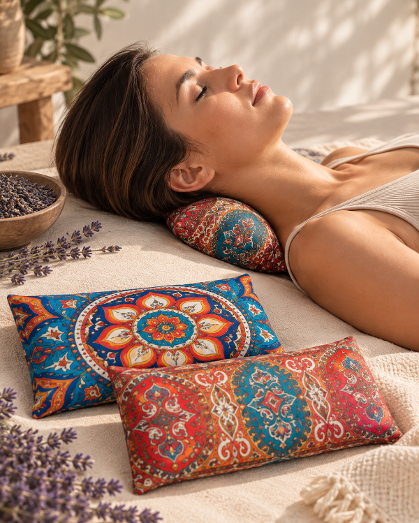 Producto - Almohadilla Cervical con Semillas y Lavanda 27 x 15 cm - 0
