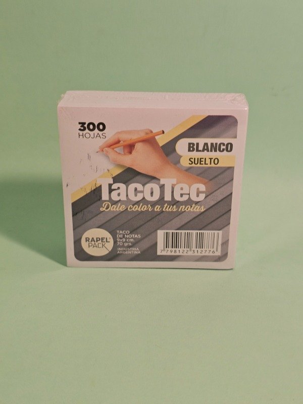 Producto - Taco 300 hojas 9x9 - 0