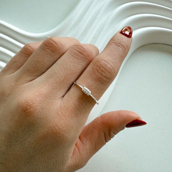 Producto - Anillo HANNA plateado