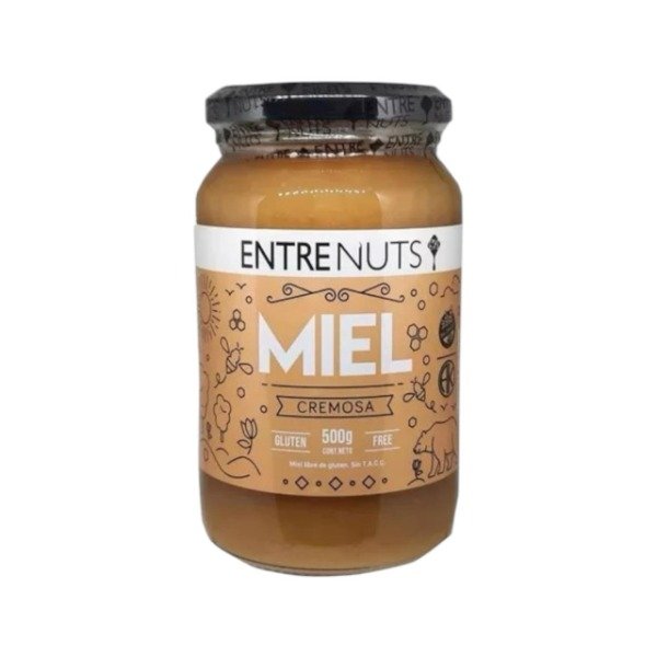 Producto - Miel de abejas cremosa sin TACC x500g ENTRENUTS
