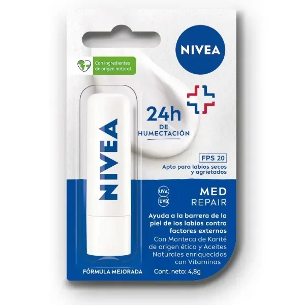 Producto - Protector Labial Nivea - Med repair FPS 20