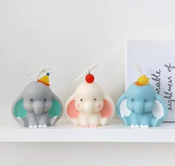 Producto - MOLDE SILCIONA ELEFANTE GRANDE 3D 5D10