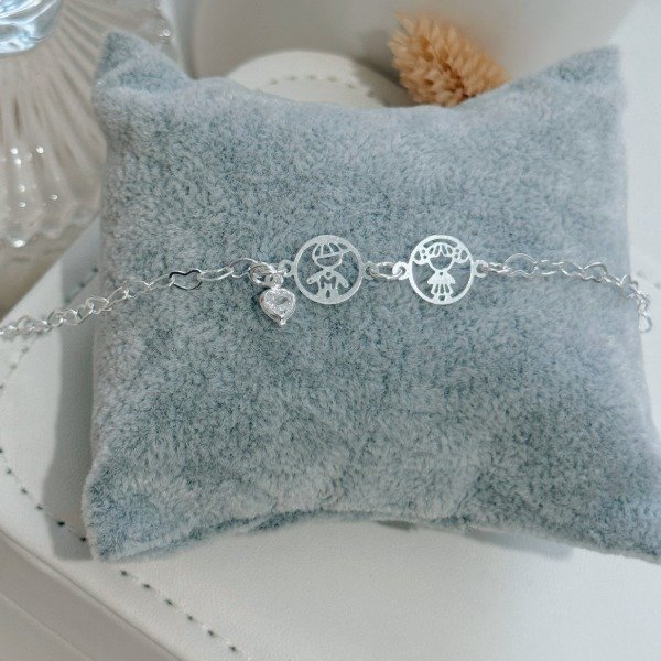 Producto - Pulsera Nena/Nene Laminada Plata 925