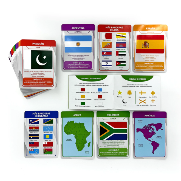 Producto - Cartas Educativas - BANDERAS DEL MUNDO - 1