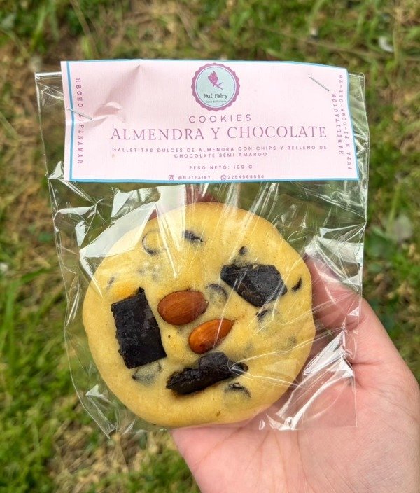 Producto - Cookies Fit Almendras y Chocolate - NY